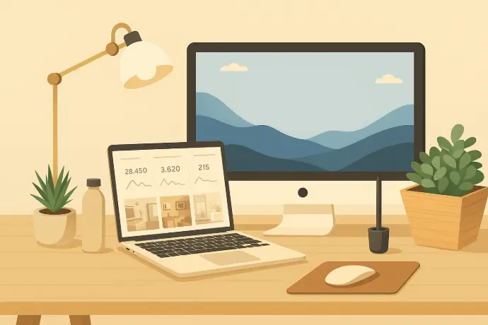 An organized workspace of a professional investor, focused on extracting substance from quarterly earnings calls and transcripts.