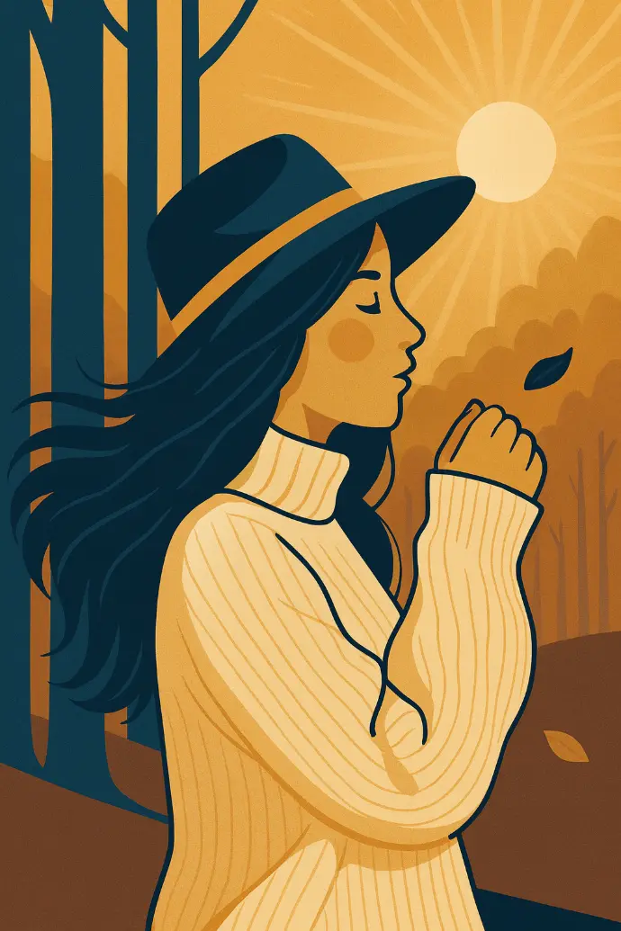 Illustration of a woman reviewing financial documents, symbolizing learning and understanding investing basics.