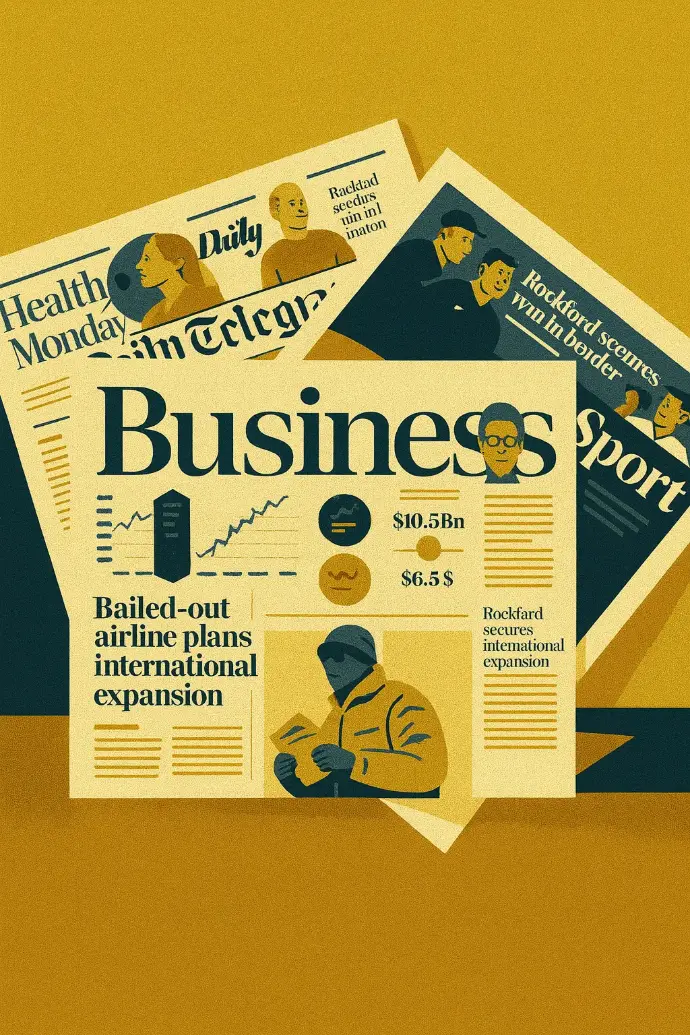 Stylized illustration of a book about finance and stock markets, representing financial education and knowledge.