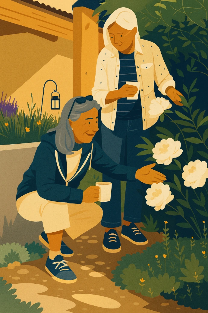 A metaphor for nurturing an investment portfolio and the development of various economic sectors over different life stages.